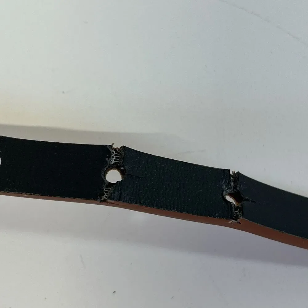 BOHO‎ FAUX LEATHER SKINNY BELT COLORFUL ENAMEL FLOWER BUCKLE. 60's Hippie Vibe